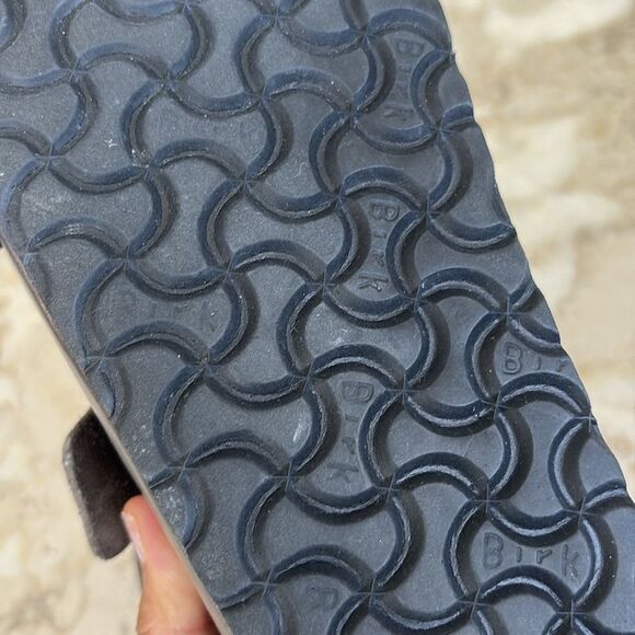 Birkenstock Arizona Soft Footbed - Nubuck Leather Concrete Grey - Picture 12 of 13